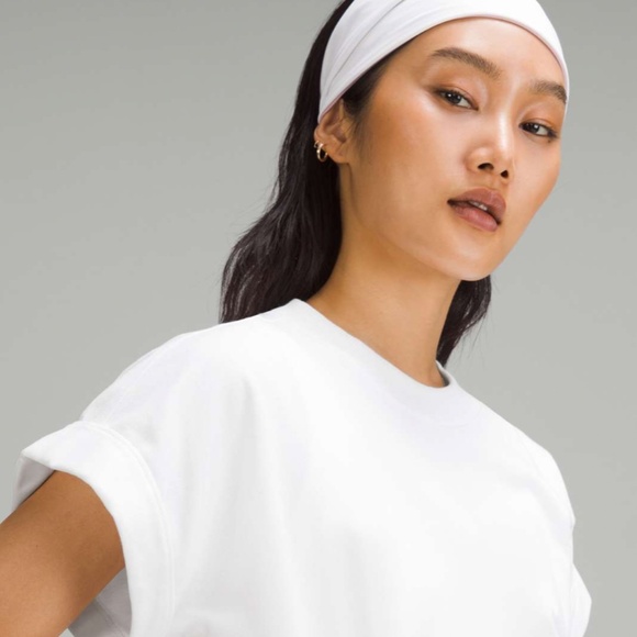 LULULEMON | Heavyweight Cotton Open Back T-Shirt Bodysuit in White | Size S - Picture 3 of 16